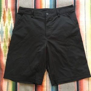 Black fancy board shorts